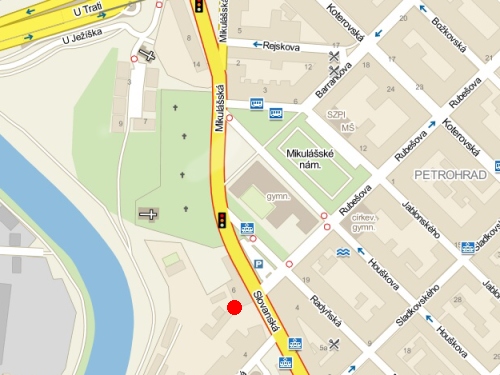 Detail mapa